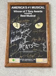 Cast Signed CATS Broadway Winter Garden Musical Poster Lobby ...