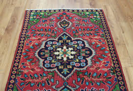 OLD WOOL HAND MADE BALOCH ORIENTAL FLORAL RUNNER AREA RUG ...