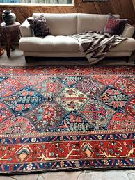 Steelman Rugs — Vintage Persian Bakhtiari Tribal Rug 6'7"x12 ...
