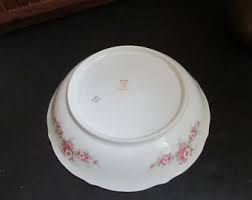 Pink Floral Roses Limoges Serving Bowl - Elite Works St ...