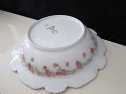 VINTAGE LIMOGES J POUYAT HAND PAINTED VEGETABLE BOWL FRANCE ...