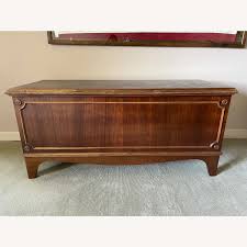 Vintage/Antique Finds Dark Brown Wood Chest - AptDeco