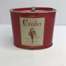 VTG Cavalier Cigarette Tin . Extra Mildness King Size W/ Chicago Tax Stamps | eBay