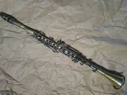 Elkhart Cavalier metal clarinet, USA, Silver-finish, Good ...