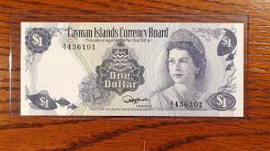 1974 ONE DOLLAR CAYMAN ISLANDS CURRENCY UNCIRCULATED $1 NOTE ...