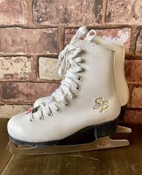 Vtg Girls CCM Jamie Sale David Pelletier SP White Figure Skates Size Girls 13 | eBay