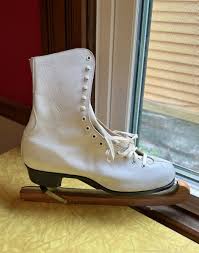 Vintage Women's Ice Skates & Case Size 8 Brooks All American 10 Blades + Covers | eBay