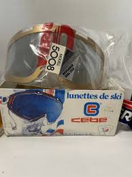Vtg CEBE White &Blue Frames Lot Of 2- U.S. Ski Team Goggles ...