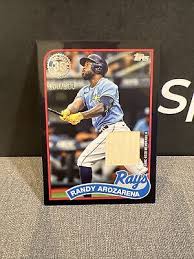 Randy Arozarena - 2024 Topps Series 1 - 1989 Relics Black Numbered 160/199 - SP | eBay