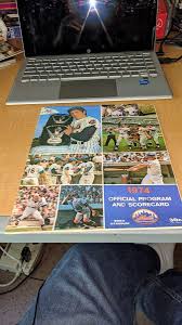 1974 New York Mets Baseball Scorecard Program READ | eBay