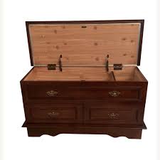 Vintage MCM Cedar Storage Chest - AptDeco