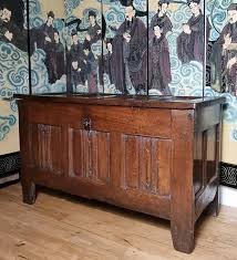 16th Century Henry VIII English Oak Linenfold Chest / Coffer For Sale at 1stDibs