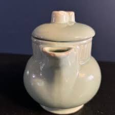 Salada Tea Pot with lid Green Vintage 1940s | eBay