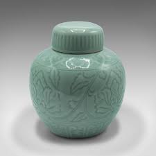 1900s Pair of Antique Victorian Chinese Ceramic Decorative Spice Jars | Chairish