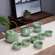 Kung Fu Tea Utensils - Elegant Ceramic Set for All Seasons
