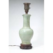 Chinese Celadon Vase Table Lamp (Lot 4 - The Winter Estate Catalogued AuctionNov 29, 2012, 10:00am)