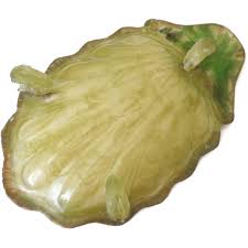 Vintage ladies dresser decor, green plastic jewelry tray (c ...