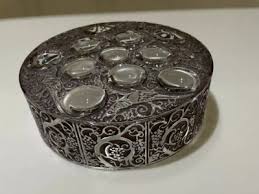 Signed Lalique Roger Powder Box Pheasants &Cabochons 1926 ...