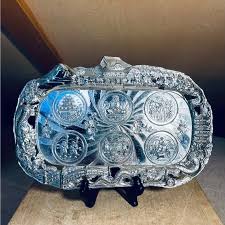 Unique Vintage | Accents | Vintage Asian Silver Tray Very ...