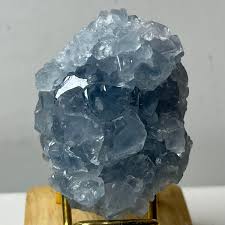 128g Natural Beautiful Blue Celestite Crystal Geode Cave Mineral Specimen A81 | eBay