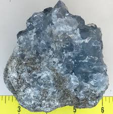 CELESTITE Natural Specimen from Madagascar - 1 lb 8.1 oz. power crysta – Crystal Earth Art