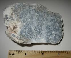 3.5" SMALL NATURAL ROUGH ANGELITE BLUE ...