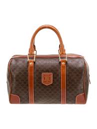 Celine Macadam Top Handle Bag - Brown Handle Bags, Handbags ...