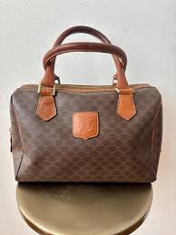 Vintage Celine Macadam Boston Bag - Etsy