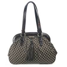 Celine | Bags | Authentic Celine Logo Macadam Tote Bag ...