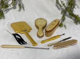 1930s Vintage Vanity Set Art Deco Beauty Tools Clothes Brush ...