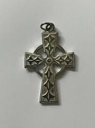 Pewter Celtic Cross pendant, 43mm in height | eBay