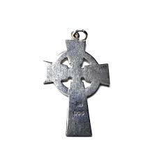 Vintage Celtic Cross Pendant - Sterling Silver - Dublin ...