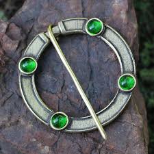 BORGIA, large medieval cloak brooch Wulflund