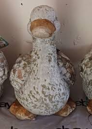 new & RARE DUCK CERAMIC DECOR STATUE INDOOR OUTDOOR looking ...