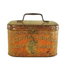 Central Union Cut Plug Tobacco Tin | eBay