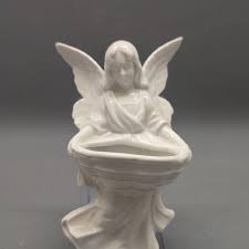 Religious Porcelain Holy Water Font - Guardian Angel - Wall ...