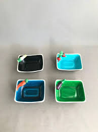 Mid Century Italian Ceramic Vegetable Dishes / Crudites Dish Set of 4 - Etsy