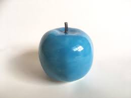淺藍色蘋果其他擺飾Lilyceramic®️ 的作品645179｜Creema