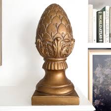 Vintage Gilded Artichoke Sculpture: Pieri Creations Gold ...
