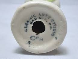 Vintage Ceramic Arts Studio China Girl Figurine Signed "BH ...