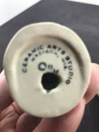 Vtg Japanese Couple Ceramic Arts Studio Madison, WI Salt N ...