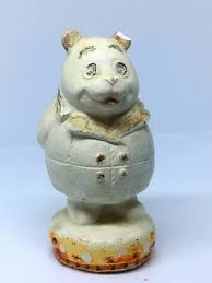 Vintage Figurine Toys Bear Made Gypsum Cartoon Character Puts Hands behind back | eBay UK