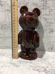 Cute Olympic Bear Misha 1980 Moscow USSR Antique ...
