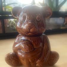 Retro Honey Bear Cookie Jar - Etsy Australia