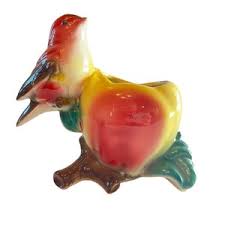 Vintage Ceramic Planter Bird Royal Copley - Etsy