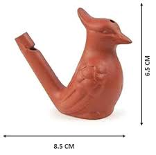 Amazon.com: Zifron Wood Store Mud Water Bird Whistle Birds Pack of 1, Medium, Brown : Home & Kitchen