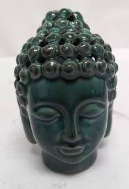 Indian Bhudda Green Figurine | eBay