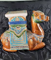 Vintage Ceramic Plant Table Camel - Etsy