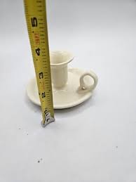 VTG. Hall Ceramic Pottery Candle Holder off white | eBay