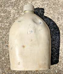 WW1 US Army Military Aluminum Canteen M1910 Field Gear ...